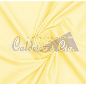 Tecido Tricoline Silky Lisa cor - 1445 (Creme Amarelado)